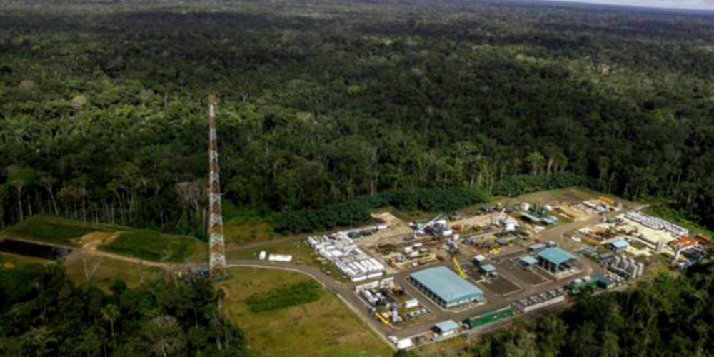 Campo Auca en el Bloque 61. Foto: PeriódicoDeLaEnergia.com
