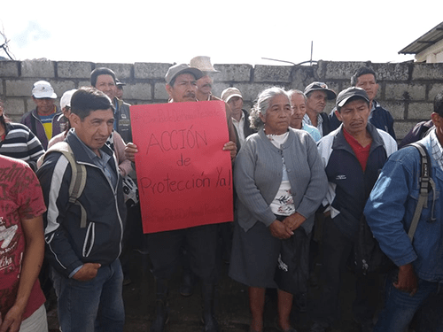 Morador de San Pablo de Amalí exige acción de protección