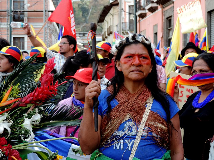 Mujeres encabezaron la movilización nacional en agosto de 2015. Foto: archivo Inredh